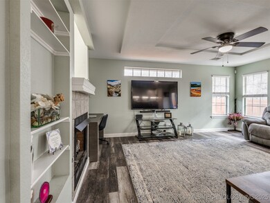 view into living room
