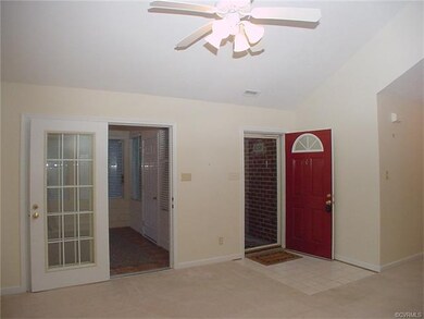Entrance area w/ ceramic tile and atrium door to t