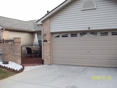 GATED FRONT PATIO
