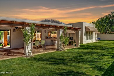 Huge rear patio