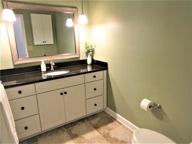 Main level half bath