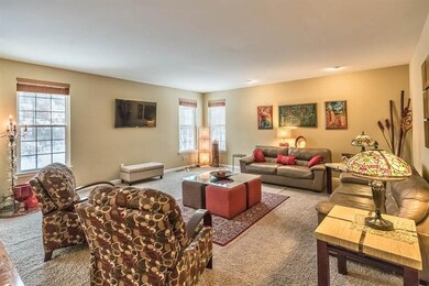 This family room has unbelievable space and is one