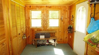 Mud room entrance with closet