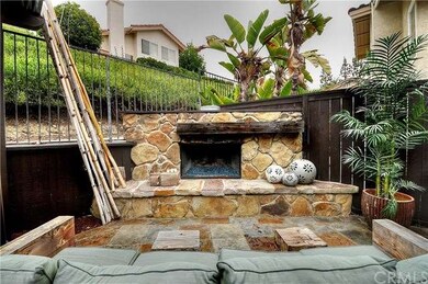 Enjoy outdoor fireplace with beautiful tempered gl