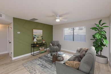 Living Room Staged