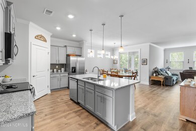 Open concept kitchen