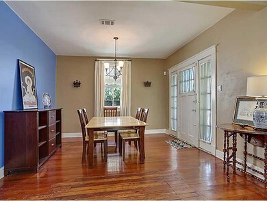 Dining Room. Beautiful, gleaming wood floors throu