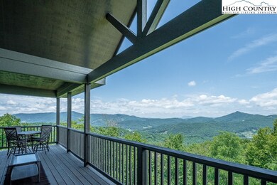 Long range views of Grandfather, Beech, Hanging Ro