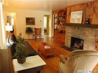 Living Room. The large living room features hardwo