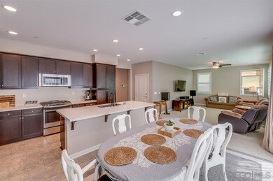 Long Dining Room, Table could fit 10-seats!