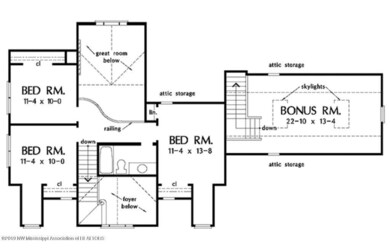 Upstairs Floor Plan