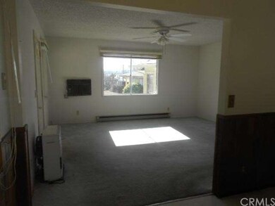 from kitchen looking into living room