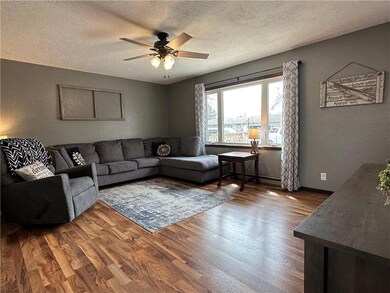 Lots of light in the living area