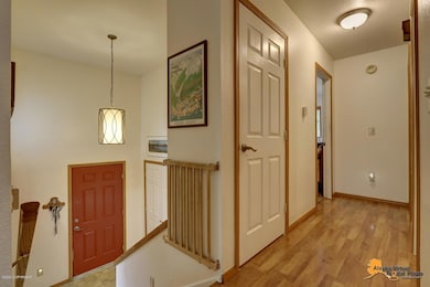 upstairs