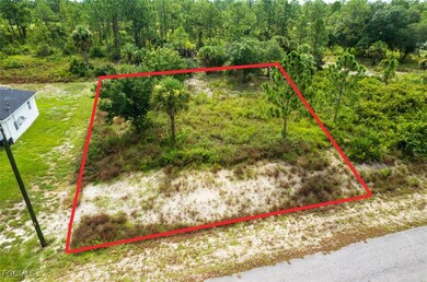 Aerial view of property's location featuring property boundaries highlighted