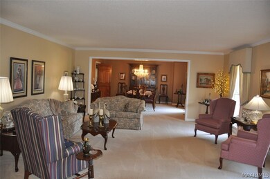Formal living room off foyer