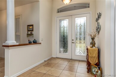 Inside front entrance-foyer