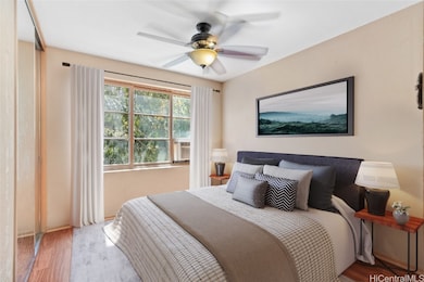 Bedroom. Virtually staged. Enhanced.