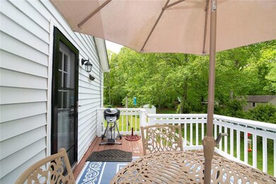 Deck off kitchen