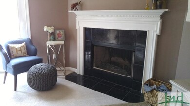 Wood-Burning Fireplace in Living Area