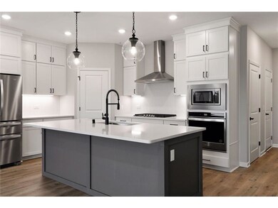 Photos of a Mille Lacs model home, selections and 
