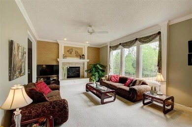 Spacious Great Room With Gas Fireplace