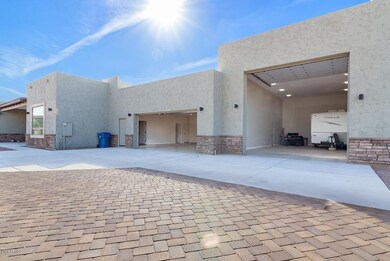 Oversized 2 car and massive RV Garage