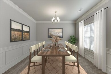 Dining room or flex space-Virtually staged as dini