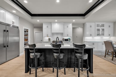 Kitchen with updated appliance
