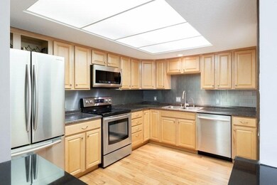 Remodeled kitchen.  Breakfast bar and space for a 