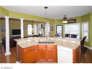 Kitchen - The eat-in kitchen is spacious and opens