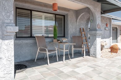 Wonderful Tiled Front Courtyard