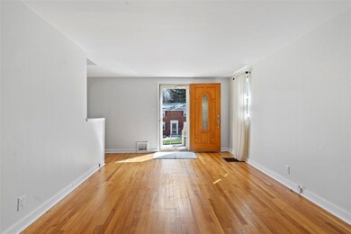 Beautiful front door looks just as nice inside as