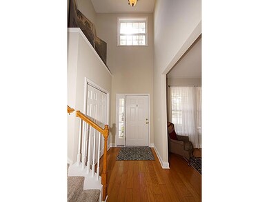 Two story foyer