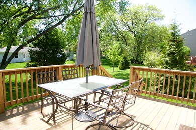 large deck for entertaining