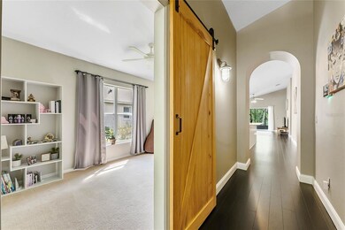 BARN DOOR leads to the BONUS/FLEX ROOM!