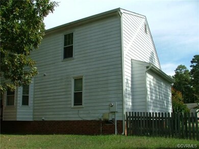A view of the house from the rear yard.