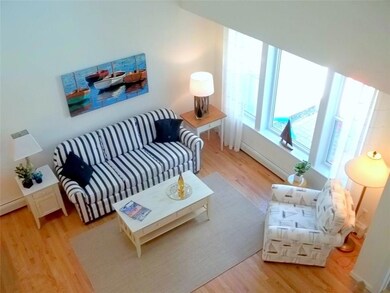 Living Room with Cathedral Ceiling