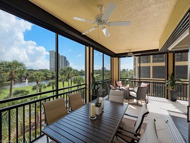 Lanai with electric hurricane shutters