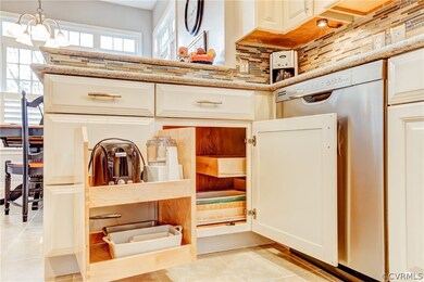Custom cabinets with amazing storage solutions.