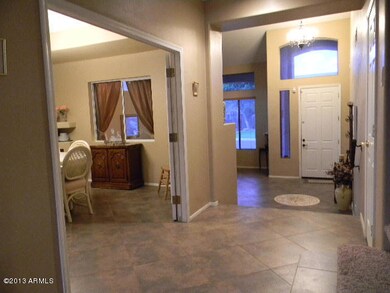 Looking at front door