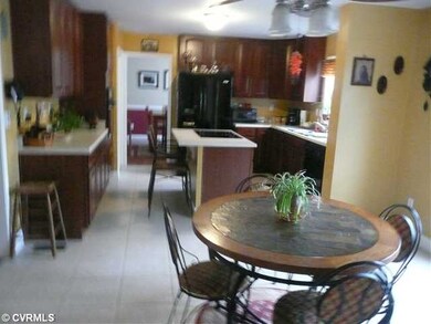 Kitchen - Cabinets with cherry finish.  Beautiful 