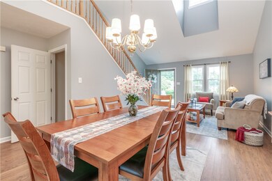 Formal dining room area with the beautiful laminat