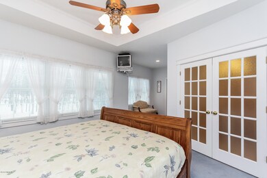 Master Bedroom With French Doors