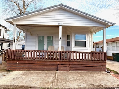 View of front of home featuring covered porch