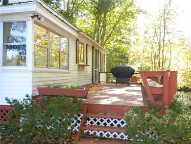 The large deck provides a great...