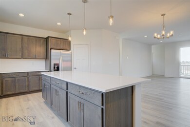 Open concept to dining area and family room