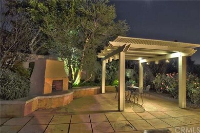 Covered patio & raised hearth fireplace