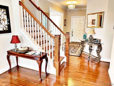 The Welcoming Foyer is accentuated with Gleaming H