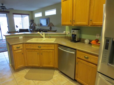 Kitchen sink area